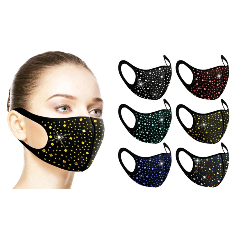 Jeweled Face Masks